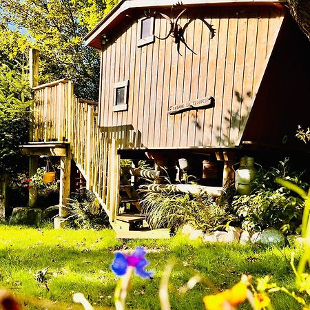 La Cabane Perchee Du Trappeur Écrainville Zewnętrze zdjęcie