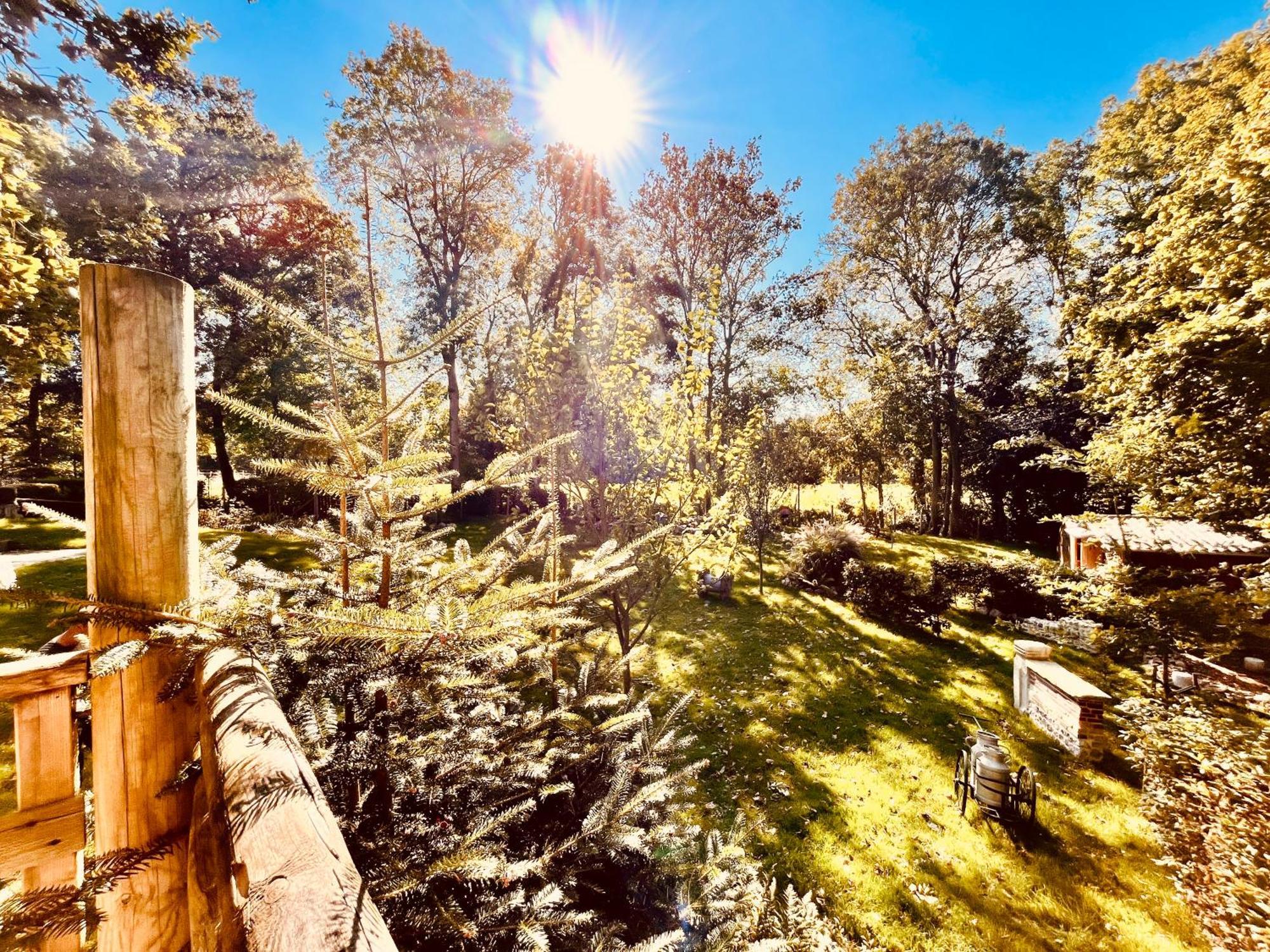 La Cabane Perchee Du Trappeur Écrainville Zewnętrze zdjęcie